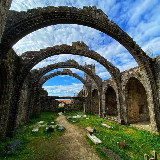 As Rosas Apartamentos Turisticos Cambados Bagian luar foto