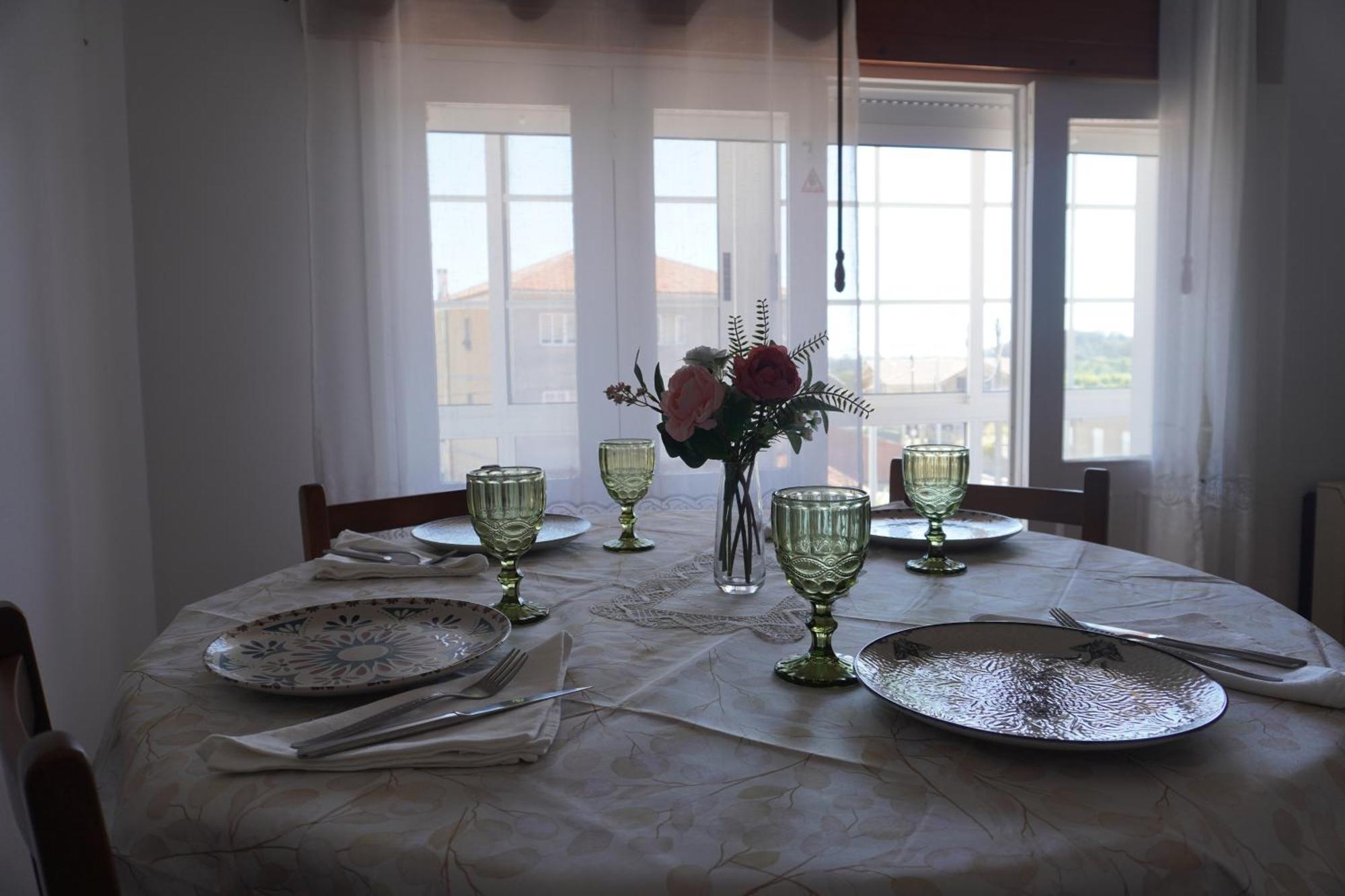 As Rosas Apartamentos Turisticos Cambados Bagian luar foto